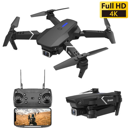 LS-E525 Profesional 4K Drone RC Quadcopter HD Camera WiFi Dron Hover With Camera One Click Back Foldable Drones For Gift 2020New
