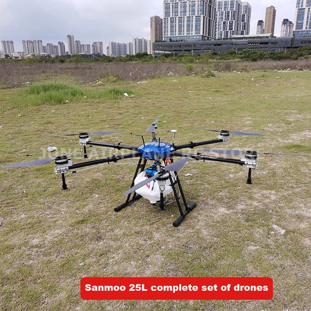 Sanmoo 25L Agricultural spray drone 25L/KG use JIYI K++ flight control automatic flying drone