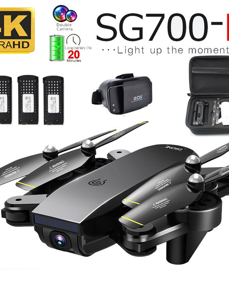 SG700D RC Drone with 4K Camera Wifi FPV Quadcopter 22mins Flight Time Gesture Control Foldable Dron Vs SG900 XS816 SG106