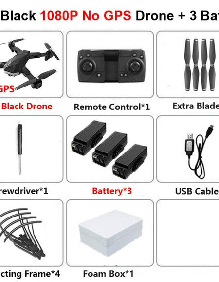 C53 5G GPS WiFi FPV RC Drone with 4K HD Dual Camera Follow Me Optical Flow Foldable Professional Helicopter Quadrocopter Kid Toy