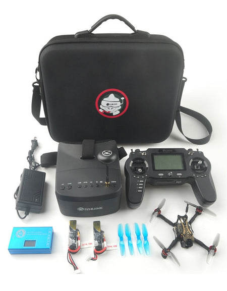 Newest Novice-III 135mm 2-3S 3 Inch 2.4G ER8 Transmitter RC FPV Racing Drone Quadcopter RTF Model w/ 5.8G 40CH EV800 Goggles