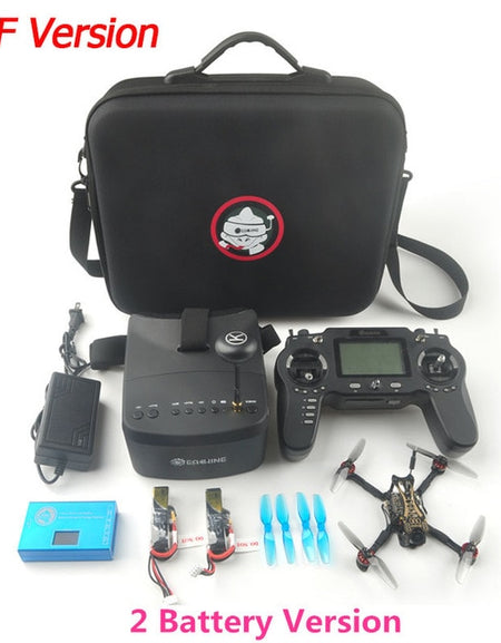Newest Novice-III 135mm 2-3S 3 Inch 2.4G ER8 Transmitter RC FPV Racing Drone Quadcopter RTF Model w/ 5.8G 40CH EV800 Goggles