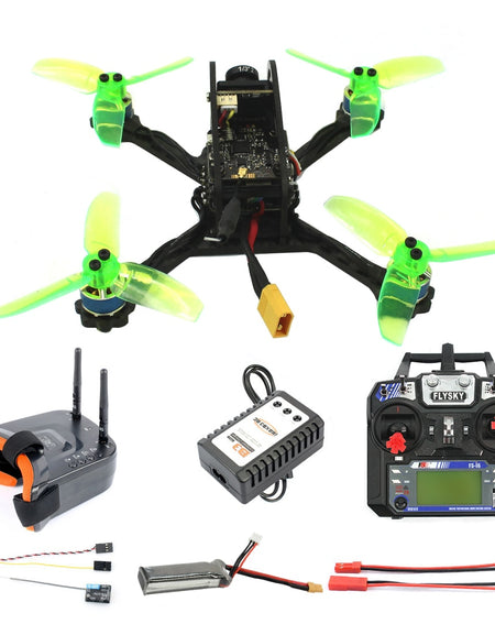 RTF FPV Racing Drone 135mm Mini F3 OSD 2S RC Quadcopter 10A 7500KV Brushless 2.4G 6ch BNF RTF Combo Set 1200TVL HD Camera