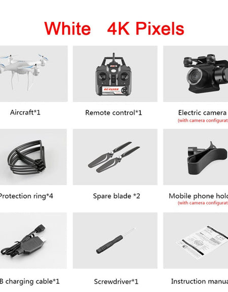 Drone 4K S32T rotating camera quadcopter HD aerial photography air pressure hover a key landing flight 20 minutes RC helicopters