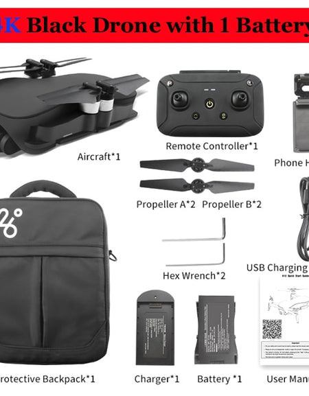 JJRC X12 4K Drone Profissional with Camera HD 5G Quadcopter Optical Flow Brushless Dron with Stabilizing Gimbal Gps Quadrocopter