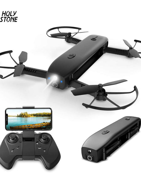 Holy Stone HS161 Optical Flow Positioning Drone With 1080P Camera Foldable FPV RC Drone Helicopter Quadcopter Portable Charger