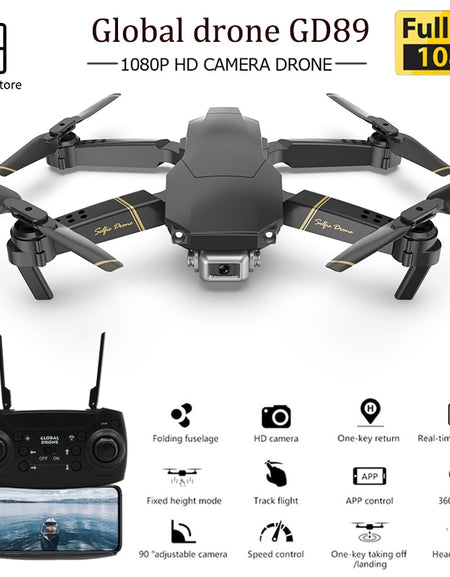 Try Global Drone Gd89 Dron With Hd Camera 1080p Live Video Rc Helicopter Fpv Quadrocopter Drones Vs Drone E58 E520