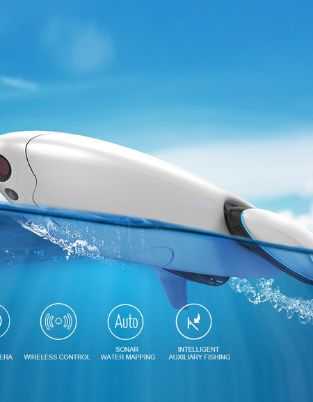 New PowerVision Powerdolphin Wizard Water Surface Drone with 4K UHD Camera, Remote Controller & Mobile Fish Finding Capability