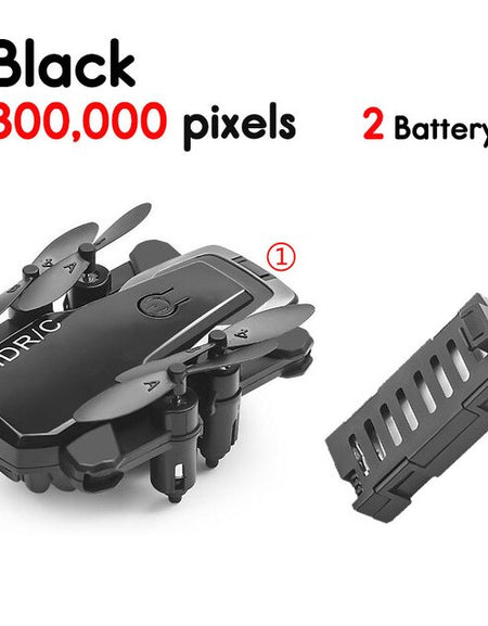 AHOHA Rc Mini Drone With HD Camera Mini RC Quadcopter RTF WiFi FPV Foldable Helicopter Altitude Hold Mode For 14 year Kids Child