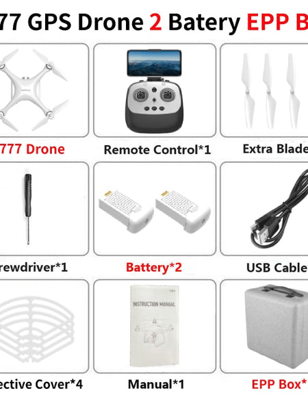 K777 GPS Drone 4K HD Camera Gimbal Stabilizer Drones Profissional RC Quadcopter 5G WiFi FPV Brushless Motor 30mins Flight VS X35