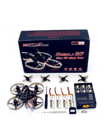 Happymodel Mobula7 V2 75mm Crazybee F4 Pro V2 2S 700TVL Camera TinyWhoop FPV Racing Drone Indoor Outdoor Racing Freestyle