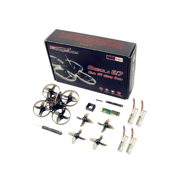 Happymodel Mobula7 V2 75mm Crazybee F4 Pro V2 2S 700TVL Camera TinyWhoop FPV Racing Drone Indoor Outdoor Racing Freestyle