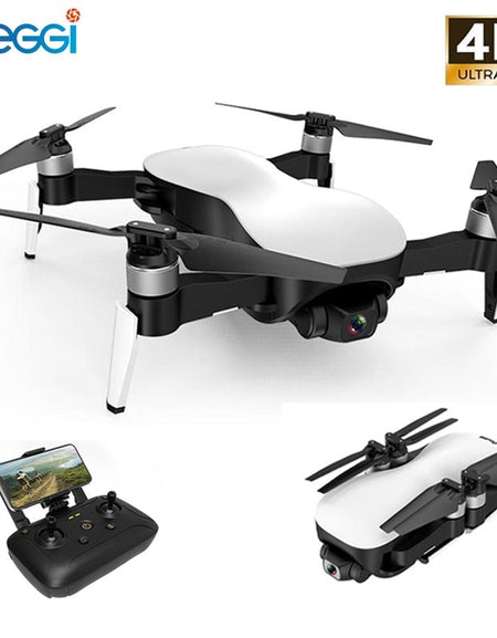 Teeggi W12 5G WIFI FPV GPS Drone with WiFi FPV 4K HD Camera Brushless Motor 3 Axis Gimble Foldable Quadcopter VS X12 EX4 H117S