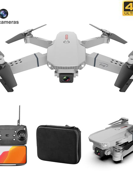 Best Drone 4K with HD Camera WIFI Dual Camera MIni Quadcopter FPV Smart Drone Long Battery Life Altitude Hold RC