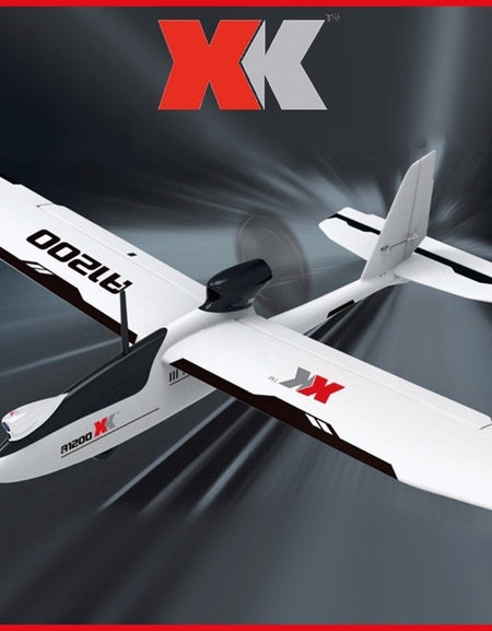 WLtoys XK A1200 3D 6G Brushless Motor Fixed-wing Airplane 5.8G FPV 2.4G 6CH S-FHSS EPO RC Airplane Glider RTF 89CM Length Drone
