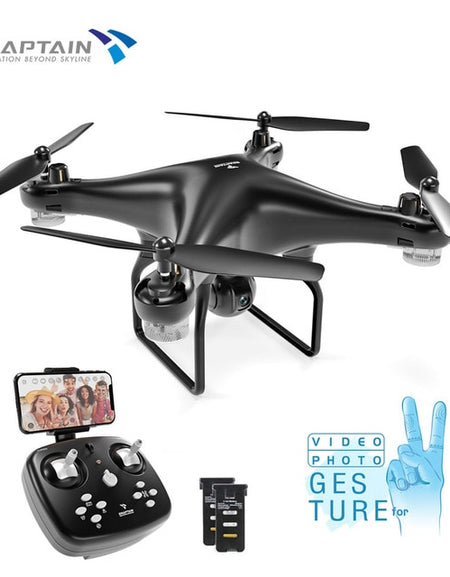 SNAPTAIN SP600 WiFi FPV Drone with Camera RC Quadcopter 720P HD Camera Voice Control Gesture Control for Adults Kids  Beginners