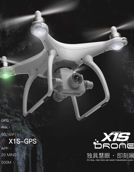 WL X1S GPS Fixed Height Drone 4K Two-axis Gimbal Stabilizer 5G WiFi HD Camera Drone Professional FPV RC Quadcopter Drone VS F11