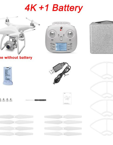 WL X1S GPS Fixed Height Drone 4K Two-axis Gimbal Stabilizer 5G WiFi HD Camera Drone Professional FPV RC Quadcopter Drone VS F11
