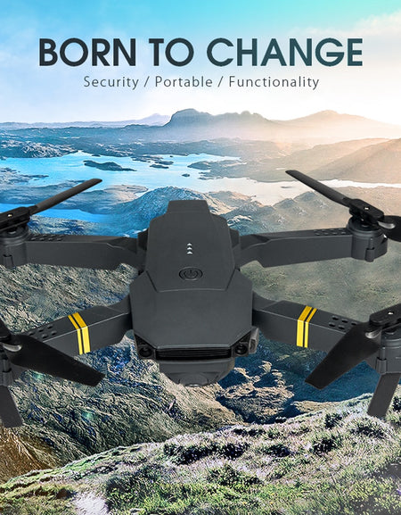 Eachine E58 WIFI FPV With Wide Angle HD 1080P Camera Hight Hold Mode Foldable Arm RC Quadcopter Drone X Pro RTF Dron For Gift