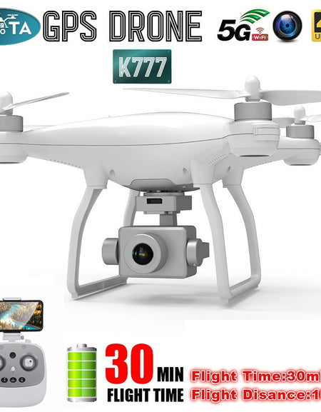 K777 GPS Drone 4K HD Camera Gimbal Stabilizer Drones Profissional RC Quadcopter 5G WiFi FPV Brushless Motor 30mins Flight VS X35