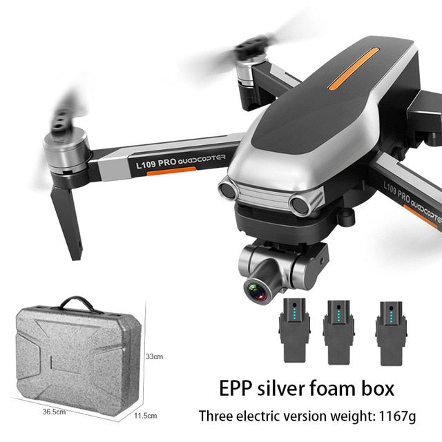 L109pro Folding Drone 5G Professional 4K Aerial Photography GPS Four-Axis Aircraft Remote Control Aircraft With Camera