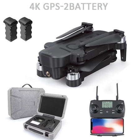 New ICAT6 GPS RC Drone Selfie with 4K HD Camera WiFi FPV optical flow smart Brushless Quadcopter Foldable Arm Dron Vs CG033