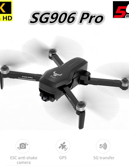 SG906 Pro Drone 4K with 2-Axis Anti-Shake Gimbal camera 5G WIFI GPS Quadcopter Supports TF Card Drones Flight 25 Dron VS K777