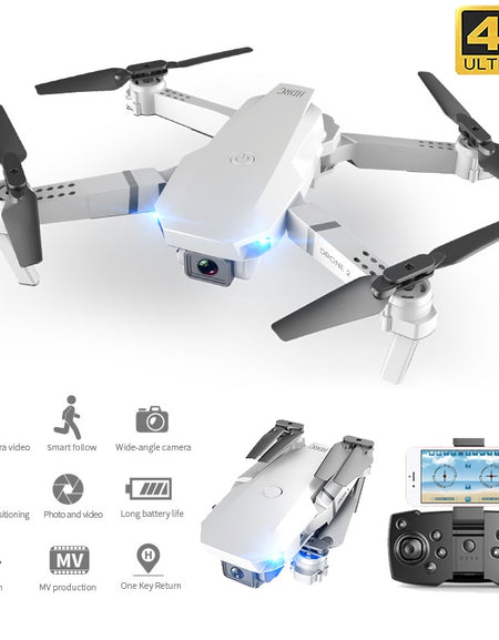 E59 Rc Drone With 4k Hd Camera Professional Aerial Photography Helicopter 360 Degree Flip Wifi Real Time Transmission Quadcopter