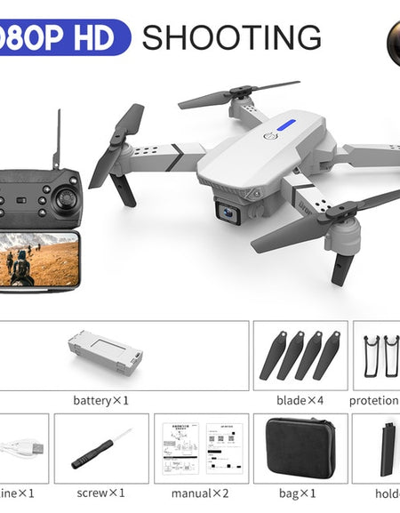 Drone E525 High-definition Aerial Quadcopter With 4k Pixels Dual Camera Switching Remote Control Aircraft Toy