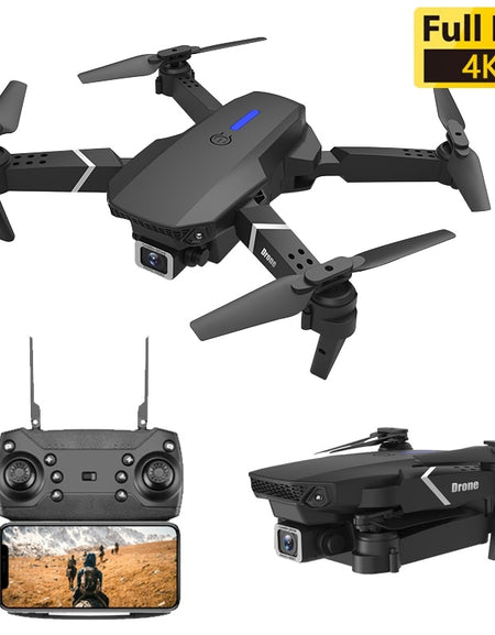 LS-E525 Profesional 4K Drone RC Quadcopter HD Camera WiFi Dron Hover With Camera One Click Back Foldable Drones For Gift 2020New