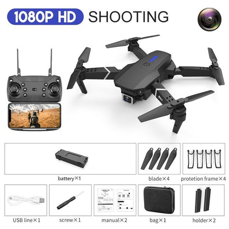 LS-E525 Profesional 4K Drone RC Quadcopter HD Camera WiFi Dron Hover With Camera One Click Back Foldable Drones For Gift 2020New