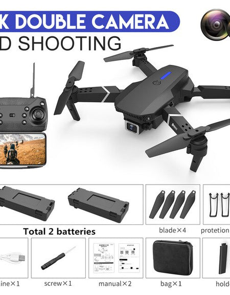 LSRC-E525 Mini Drone 4K HD Camera 2.4G WIFI FPV RC Quadcopter with 1080P Camera Pro Selfie Foldable Helicopter VS E58 Dron Toy