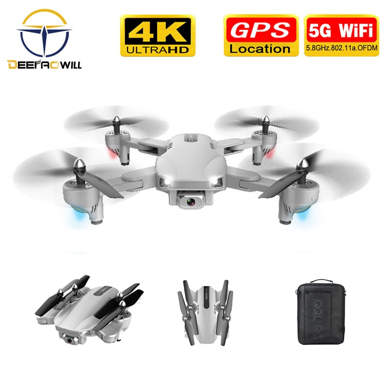 2020 NEW GPS Rc Drone With 4K Camera RC Quadcopter Drones HD  drone 4k profesional 5G WIFI FPV Foldable Dron Helicopter Toy