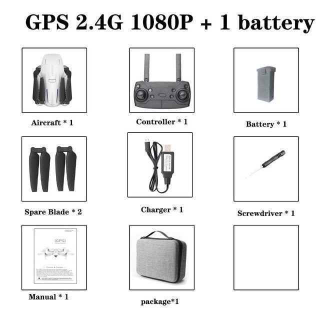 GPS Drone with camera 1080p /4K HD 2.4G / 5G WIFI FPV  RC Distance 500 Meters  VS S167 XS812S G907 Flight 18 Minut UAV