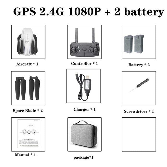 GPS Drone with camera 1080p /4K HD 2.4G / 5G WIFI FPV  RC Distance 500 Meters  VS S167 XS812S G907 Flight 18 Minut UAV