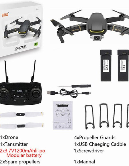 4k Drone Camera HD Quadcopter WIFI FPV Drones VS E58 1080P HD Profissional Drone GPS Cameras 30 fps Mini Drone With Camera Toys