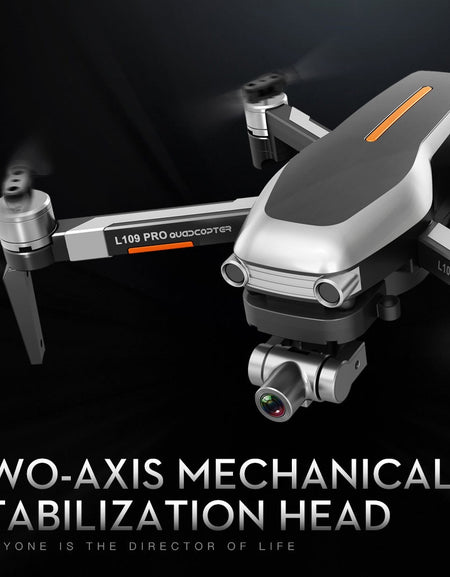 L109PRO GPS Drone 4K Quadcopter Anti-vibration 5G WiFi FPV HD ESC Camera Brushless Helicopter 120 ° Adjustable camera Dropship