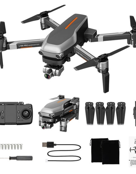 L109PRO GPS Drone 4K Quadcopter Anti-vibration 5G WiFi FPV HD ESC Camera Brushless Helicopter 120 ° Adjustable camera Dropship